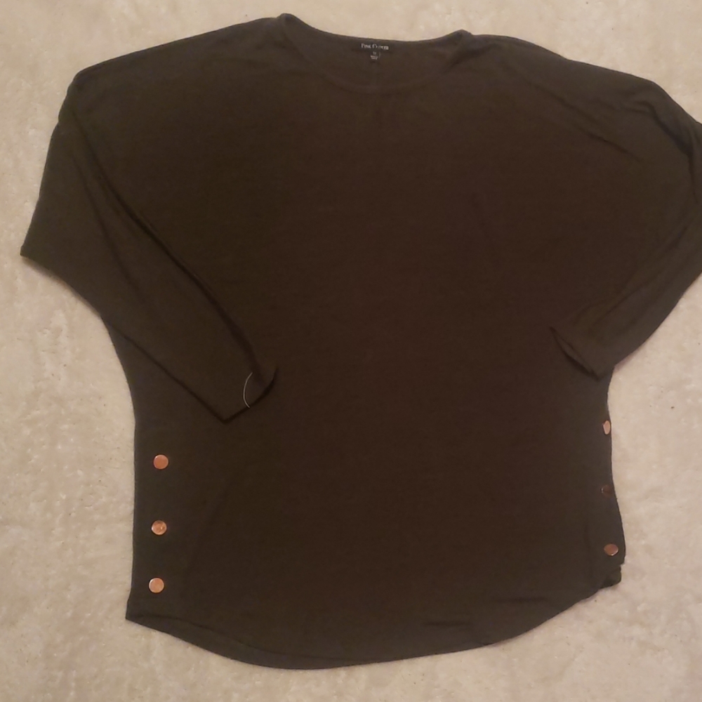 Pink Clover dolman, 3/4 sleeves top